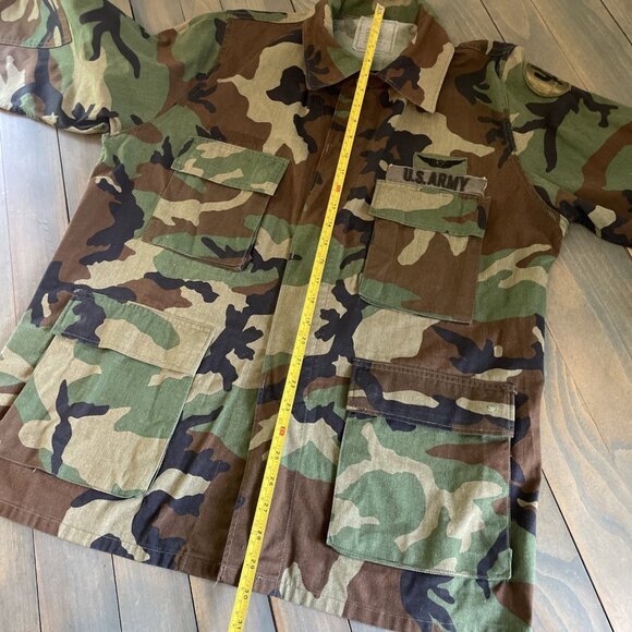 US Army Military Woodland Camo Jacket & Pants - Small Regular (V8) D - Picture 6 of 10